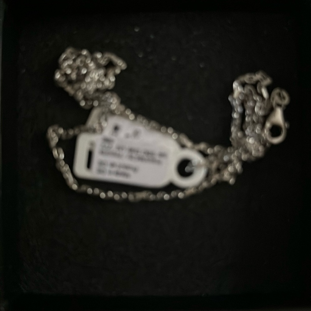 NWT Amor sterling silver anchor forzentina link necklace lobster clasp 19.5”